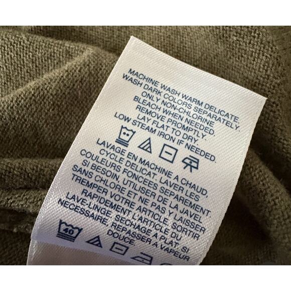 Lands End Vintage Y2K Oversized Cotton Sweater Womens S Layering Pullover - Picture 7 of 8